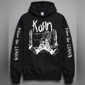 Korn Rock Nu Metal Sweatshirts Hoodies Cotton Streetwear Hooded Sz S-3XL